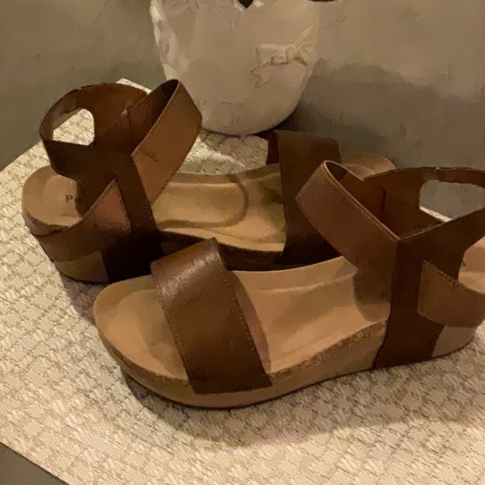 Brown Leather Sandals